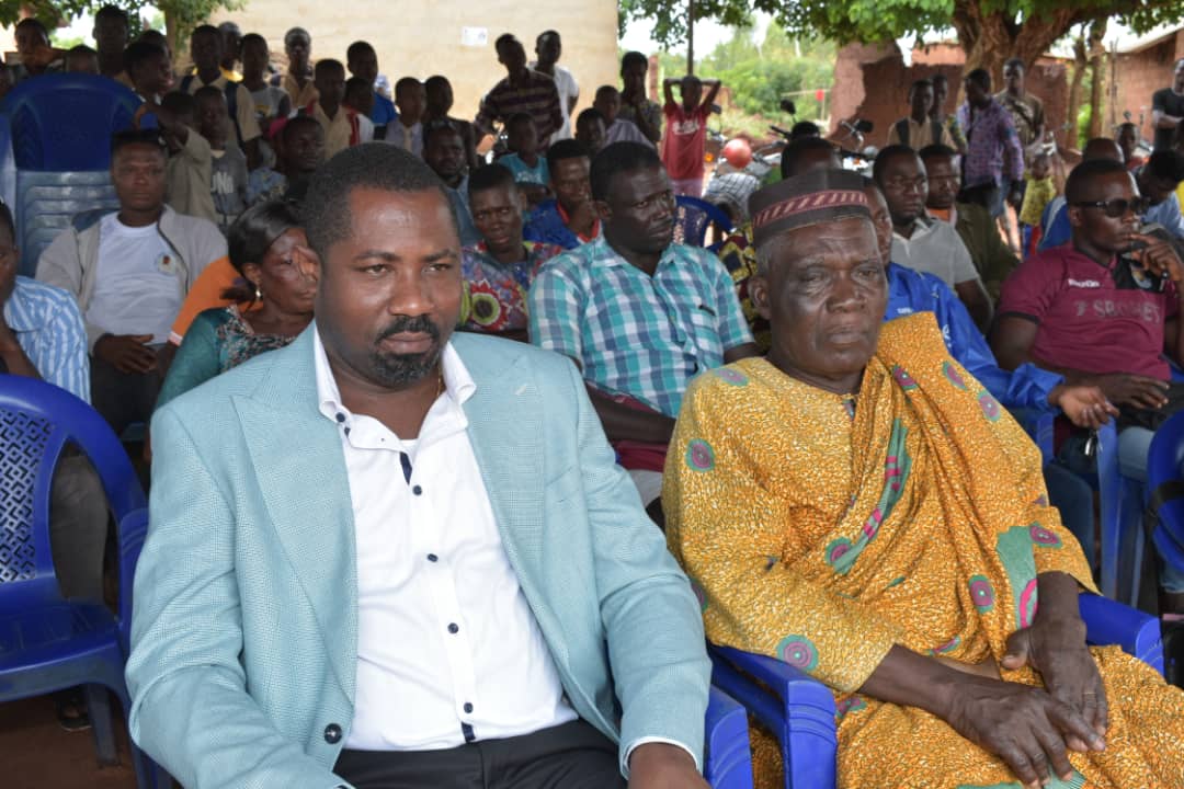Komi Malm au rassemblement communautaire d'Amégnran
